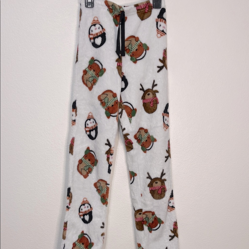 Christmas Pajama Pants with Festive Print Size XS Waist 12”-14”